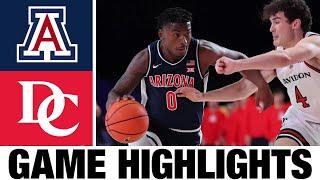 #24 Arizona vs Davidson Highlights | NCAA Men's Basketball | 2024 College Basketball