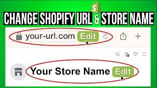 Change Your Shopify Store Name & URL 2023 Fast