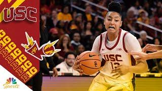 JuJu Watkins highlights from USC’s loss vs. Notre Dame | Big Ten on NBC