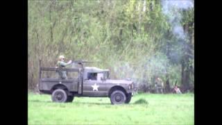 Rolling Thunder Vietnam War battle re enactment at Fortress Wales 2016