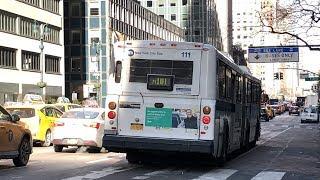 2003 New Flyer D60HF #111 (ex-#5546) on the M101 Limited at 3rd Avenue and 40th Street