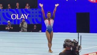 Simone Biles 14,750 Floor - Qualified to Paris 2024!!! Olympic Trials Day 2