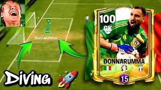 EURO DONNARUMMA'S REVIEW || HIS DIVING IS EXTRAORDINARY  || FC MOBILE GAMEPLAY