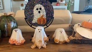 HALLOWEEN RESIN GHOSTS  EPOXY RESIN AND GLASS ART TUTORIAL AND GUIDE