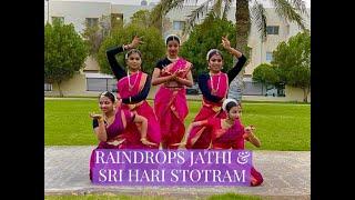 Raindrops Jathi | Sri Hari Stotram | Devika Kalakshetra Choreography