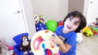 Learn Colours with Balls and Balloons for Kids With ZF Kids