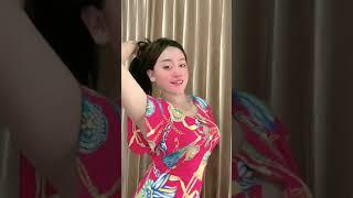 Aulia Salsabila Marpaung | Babyca999 Tiktok  | Daster Merah Hot Semok (1)