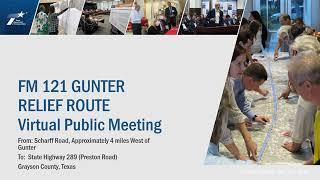 FM 121 Gunter Relief Route – Virtual Public Meeting