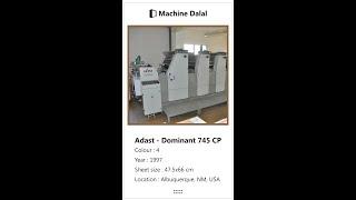 Preowned Adast - #Dominant 745 CP on Sale | Machine Dalal