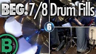 7/8 Drum Fills - Beginner Drum Lessons