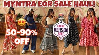 HUGE MYNTRA EOR SALE HAUL!13 Affordable & Trendy Trousers,Kurtis,Kurta Sets || Rupal Yadav #myntra