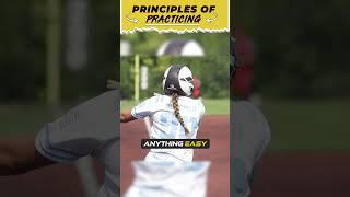 Principles for youth softball practice