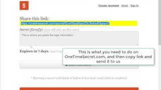 How To Use OneTimeSecret.com