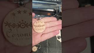 Key ring batch engraving for a guest house 