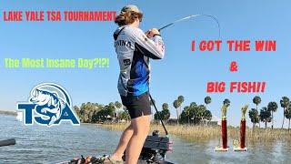 The CRAZIEST Bass TOURNAMENT I've EVER Fished (I WON!)- TSA LAKE YALE