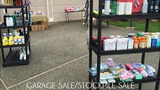 GARAGE SALE/STOCKPILE SALE TIPS!