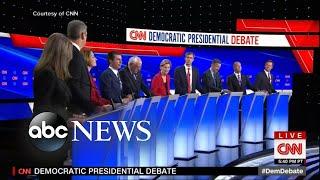 Moderates take on progressives at Democratic debate l ABC News