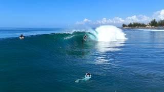 Pros Scoring Glassy Pits In Bali