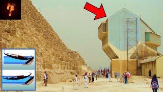 Floating Crane Beneath The Great Pyramid?