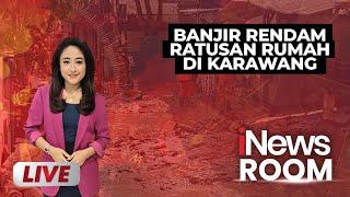 LIVE Banjir Masih Rendam Ratusan Rumah di Karawang | iNews Room | 08/03