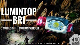 Lumintop BR1 Headlamp, 440 Lumens, 5 modes with Motion sensor