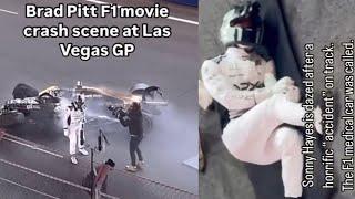 Behind the Scenes: F1 Movie Crash Filmed at Las Vegas GP Featuring Brad Pitt