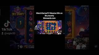 WatchGamesTV Huge win on Sky Bounty  #watchgamestv #wrewards #slots #casino #gamdom