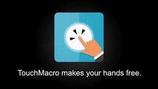 TouchMacro makes your hands free.