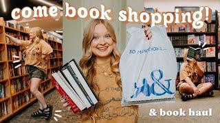 COME BOOK SHOPPING WITH ME \\ 3 bookstores, fall & spooky reads + book haul! 