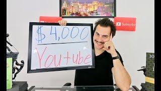 How I Make $4,000 Per Month From Youtube