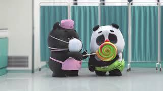 【Bamboo Panda ️】Got vaccinated | Chinese Short Animation | Cute and Happiness | 熊猫班卜 #panda #shorts