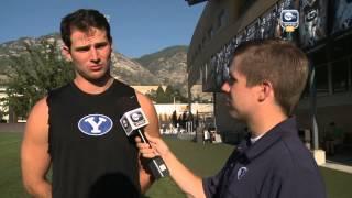 BYU Football 2012 Fall Camp Day 2 - James Lark