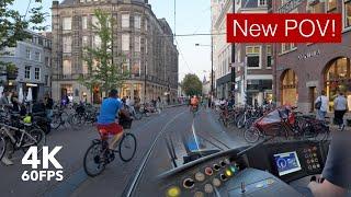 New POV! |  HTM Line 17 | 4K Tram Cabview |  The Hague | Siemens Avenio