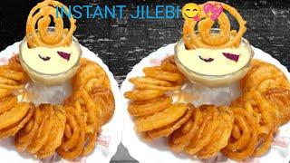 instant Jalebi recipe। बाजार जैसी जलेबी बनाने का  इंस्टेंट तरीका। #instant#jalebi