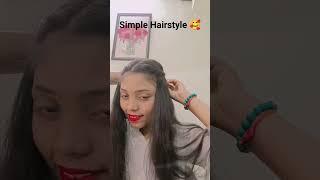 simple Hairstyle  Makeup And Hairstyle Artist Tanaya Shinde.       #tannu