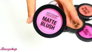 City Color Matte Blush Pink Swatch | Boozyshop
