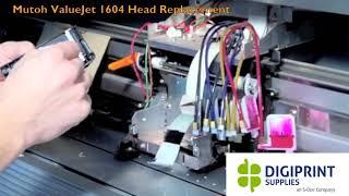 Mutoh Valuejet 1604 Print Head Replacement (NEW)