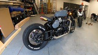 Custom Triumph Bobber Black Build Breakdown!