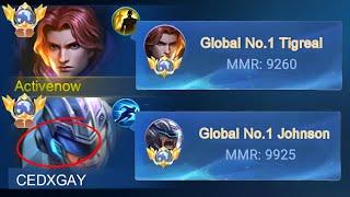 WTF!! WHEN 2 TOP GLOBAL TANKS MEET IN ONE TEAM(teammates didn't expect this) - Mobile Legends