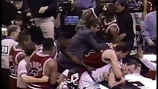 1 Hour of Rare Old School Chicago Bulls HEATED Moments