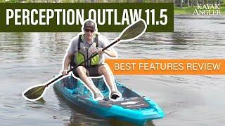 Perception Outlaw 11.5  Fishing Kayak  Specs & Features Review and Walk-Around 