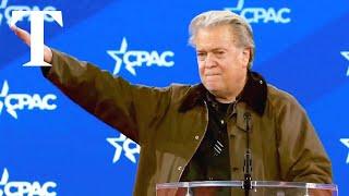 Steve Bannon's 'Nazi' salute prompts France's Bardella to cancel CPAC