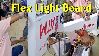 Flex Board | Light Sign Board | Glow Sign Board Making