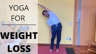 YOGA FOR WEIGHT LOSS | PRASHANTJ YOGA | 20 MIN CORE CONDITIONING ￼