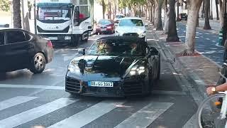 New Electric Porsche Boxster (test car) in Marbella