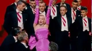 Jack Cole choreographs for Marilyn Monroe in "Diamonds Are A Girl's Best Friend" on TCM