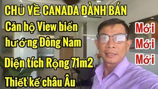 Chủ về Canada đành bán căn hộ view biển Nha Trang hướng Đông Nam rộng 71m2