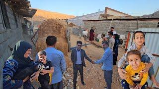 Watching a rural family living in the beautiful mountains of Zagros @peren466