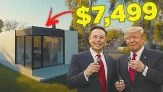 Elon Musk & Donald Trump Revealed $8,000 NET ZERO Tesla Home