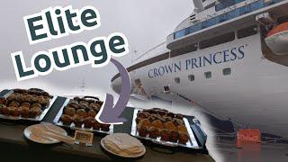 Platinum and Elite Lounge Food | Crown Princess